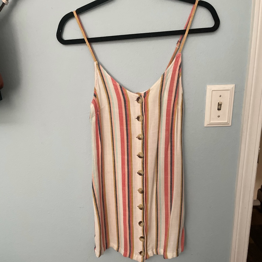 Striped mini dress